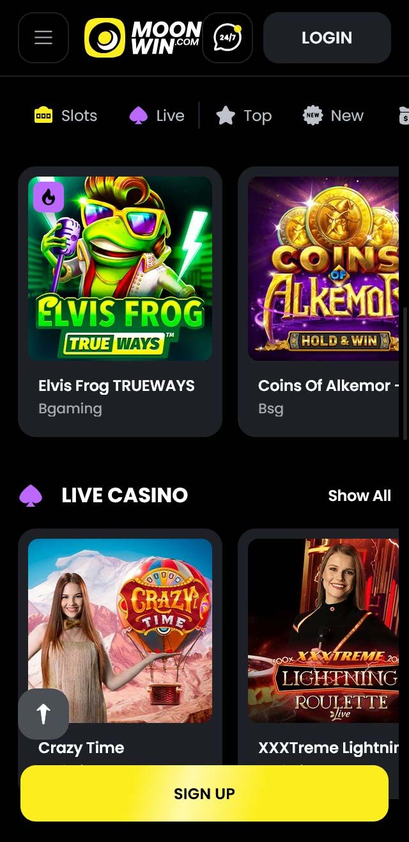 moonwin casino Gameplay